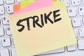 Strike protest action demonstrate jobs, job employees business c
