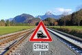 Strike at the railroad