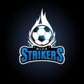 Soccer strikers esport logo