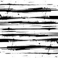 Abstract Black and White Brush Stroke Pattern Royalty Free Stock Photo
