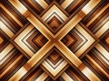 Striking Abstract Diagonal Lines Pattern A CloseUp of Intersecting Brown and Black Geometric Design Royalty Free Stock Photo