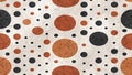 A Striking Abstract Dot Grid Design RustColored Texture Minimalist Aesthetic for Modern Decor Royalty Free Stock Photo