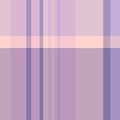 Striking abstract image featuring a soft pastel color palette of purples and pinks arranged in a plaid pattern. Ideal for