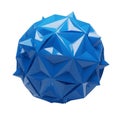 Abstract Geometric Blue Sphere Royalty Free Stock Photo
