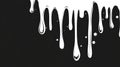 A striking abstract splatter design featuring a jetblack backdrop with paint drips for a clean, modern aesthetic Royalty Free Stock Photo