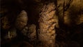 Cave formation at Carlsbad Caverns National Park in Carlsbad, New Mexico