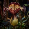 Striking Corpse Flower in Full Bloom Royalty Free Stock Photo