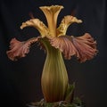Striking Corpse Flower in Full Bloom Royalty Free Stock Photo