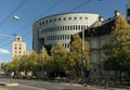 BIZ building on Aeschenplatz, Basel Royalty Free Stock Photo