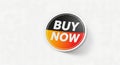 Dynamic Buy Now sticker button graphic element Royalty Free Stock Photo