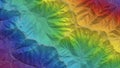 Vibrant Rainbow Topographic Map of Mountainous Terrain Royalty Free Stock Photo