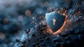Innovative Computer Sparks Illustrate Modern Challenges in Cybersecurity, Data Protection, and Privacy Technologies for a Safer