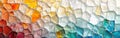 Colorful Grunge Glass Mosaic Tile Wall Texture - AI Generated Abstract Square Mirror Background Banner Panorama Royalty Free Stock Photo