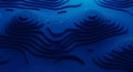 Deep blue abstract topographic map visualization Royalty Free Stock Photo