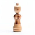 Defying Solitude: The Lonely Chess Piece Rising Against The White Void