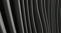 Abstract black and white close up of parallel vertical lines Royalty Free Stock Photo