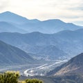 Striking mountains and road in Ontario California