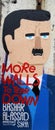 Striking piece of graffiti on the Berlin Wall portrays Bashar Al-Assad, accompanied by a powerful Royalty Free Stock Photo