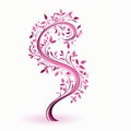 Striking Pink Ribbon for Website Banners