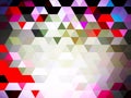 A striking superb illustration of colorful digital pattern of varied shapes