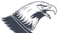Fierce Bald Eagle Head Vector Illustration, vector design Generative AI Royalty Free Stock Photo