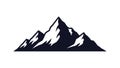 Abstract Mountain Range Silhouette Vector Icon Royalty Free Stock Photo