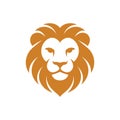 Stylized Lion Head Logo Vector Icon Royalty Free Stock Photo