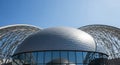 Modern Architectural Dome Structure with Steel Framework and Glass Facade architecture building Royalty Free Stock Photo