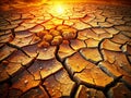 A Striking Visual Representation of Desiccation A Studio Shot of Cracked Earth Perfect for Abstract Design Projects Royalty Free Stock Photo