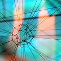 String Art Abstract Royalty Free Stock Photo