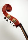 String bass headstock Royalty Free Stock Photo