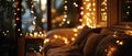 String Lights Glow Warm And Cozy With Soft Lights And Draped Strings