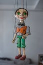 String operated puppet marionette from Prague Czech Republic Royalty Free Stock Photo