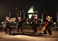 String Quartet in Doha Royalty Free Stock Photo