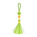 string tassel rope cartoon vector illustration Royalty Free Stock Photo