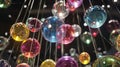 The string theory balloon representing the possible connection between all these bosons floats above them all in a