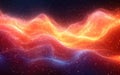 String theory : depiction of quantum strings, showcasing the subtle, dynamic interactions at heart of universe's