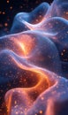 String theory : depiction of quantum strings, showcasing the subtle, dynamic interactions at heart of universe's