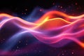 String theory : depiction of quantum strings, showcasing the subtle, dynamic interactions at heart of universe's Royalty Free Stock Photo