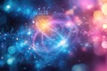 String theory : depiction of quantum strings, showcasing the subtle, dynamic interactions at heart of universe's