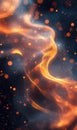 String theory : depiction of quantum strings, showcasing the subtle, dynamic interactions at heart of universe's