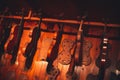 Stringed instruments for classical music Concept of classical and good music