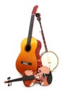 Stringed music instruments Royalty Free Stock Photo