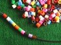 Stringing beads