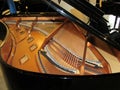 Inside grand piano Royalty Free Stock Photo