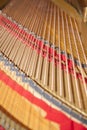 Strings inside piano