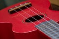 Strings of ukelele Royalty Free Stock Photo