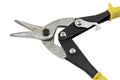 Strip-cutting shears isolated on the white