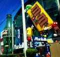 The strip in Las Vegas Nevada. Who doesnt like M&Ms or Coca Cola