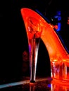 Strip-tease shoes Royalty Free Stock Photo